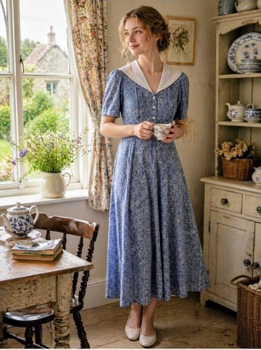 Vintage laura ashley 8 - sz,