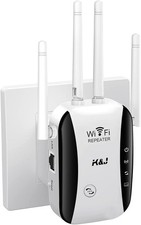 2025 Newest WiFi Extender, WiFi Booster, 4 Antennas Up to 5000 Sq.ft  Free ship