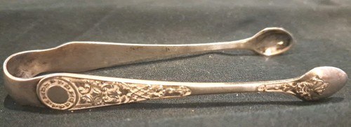 Silver sugar tongs - sugar, lovely