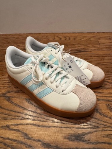 Adidas cream blue stripe - adidas,