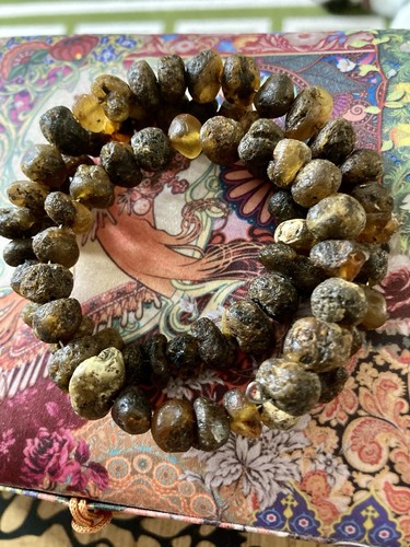 Baltic amber bracelet raw - baltic,