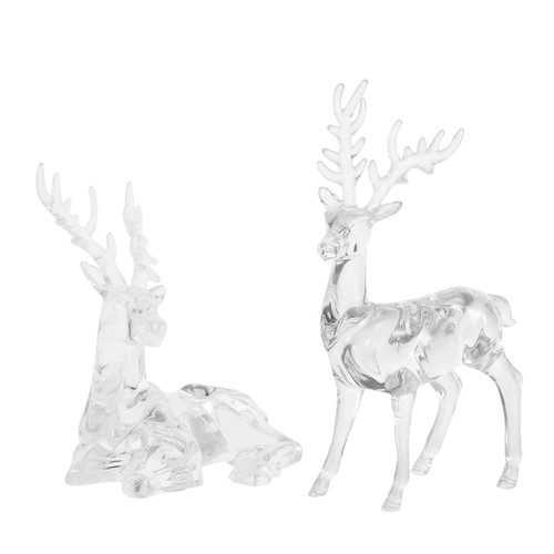 Pcs acrylic reindeer - 2,