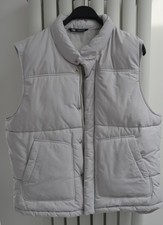Zara Mens White Gilet, Size Xtra Large, In Very Good condition+++