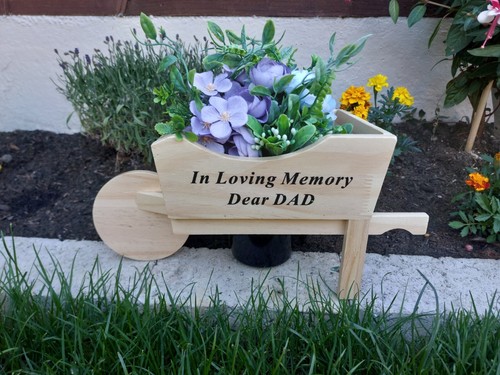 Dad wooden memorial - dad,