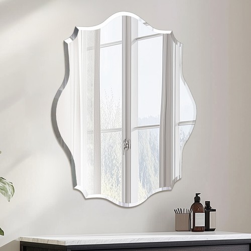 Ornate frameless scalloped - ornate,