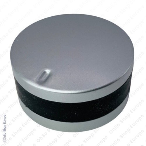 Oven hob control knob silver - oven,