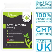 Saw Palmetto 2,500mg Capsules