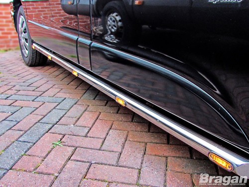 Side bars amber leds for - bars, +