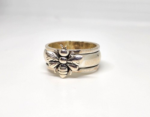 Bee spinner ring - bee, 925