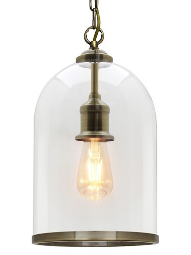 Vintage antique brass - antique, glass