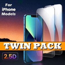 Screen Protector For iPhone 16 15 14 13 12 11 Pro Max X XR Plus Tempered Glass