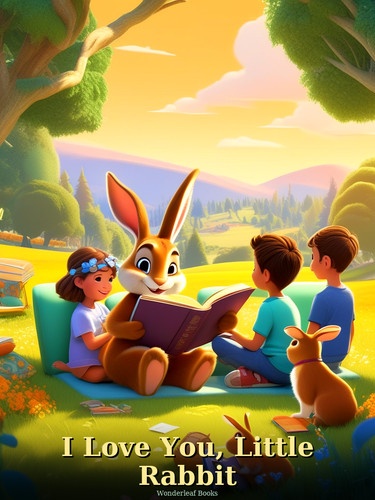 Love you little - love, rabbit