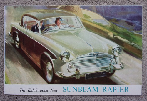 Sunbeam rapier orig 1956 - rapier,