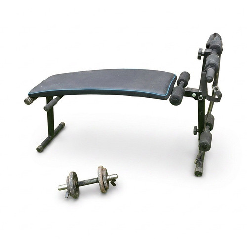 Adjustable steel workout - steel, bench