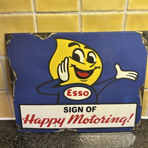 Esso oil sign - esso,