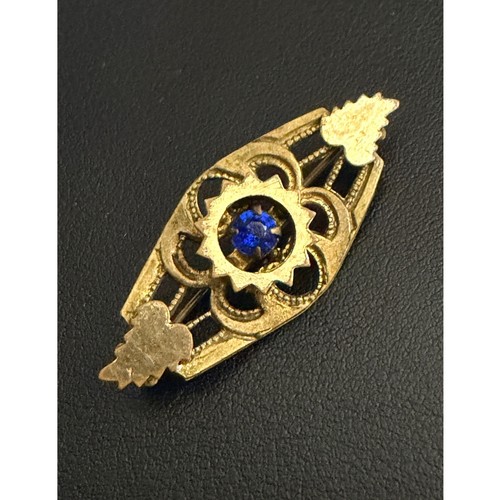 Vintage art deco - bar, brooch