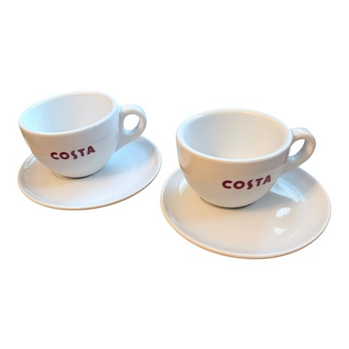 Costa coffee cup saucer set - cup, &