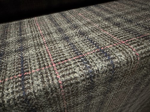 Wool tweed fabric per metre - tweed,