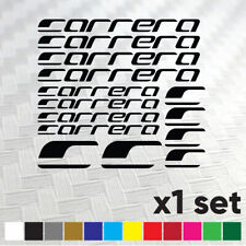 CARRERA Stickers Vinyl Decal Frame Cycle Bicycle - Set of 13 Logos