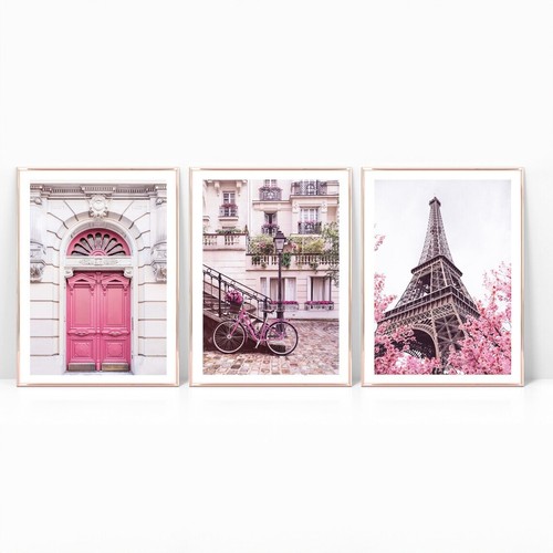 Paris city set unframed - of,