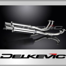 HONDA GL1000 GOLDWING 75-79 FULL 4-2 STAINLESS EXHAUST 350mm STAINLESS SILENCERS