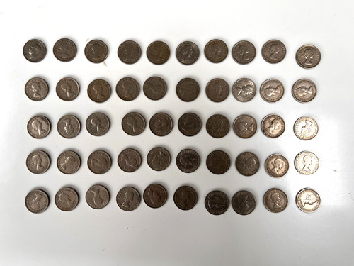 Job lot sixpence 1948 to - 50,