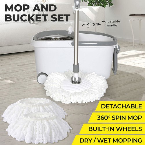 Cleanflo spin mop bucket set - cleanflo,