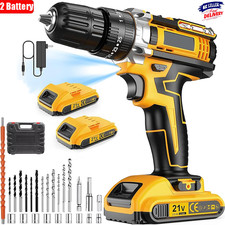 21V Cordless Drill 2 Battery