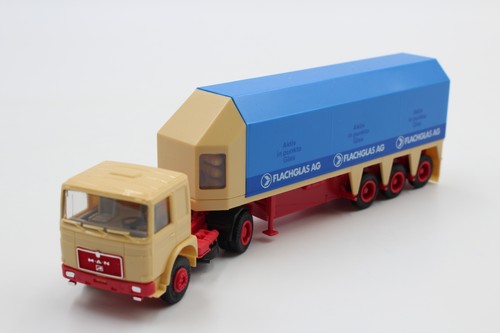 Herpa man glas semi trailer - herpa, glas-semi-trailer
