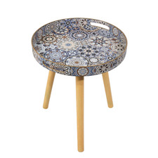 Round Side End Table 38cm –