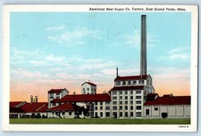 1946 East Grand Forks Minnesota Vintage Postcard American Beet Sugar Co. Factory