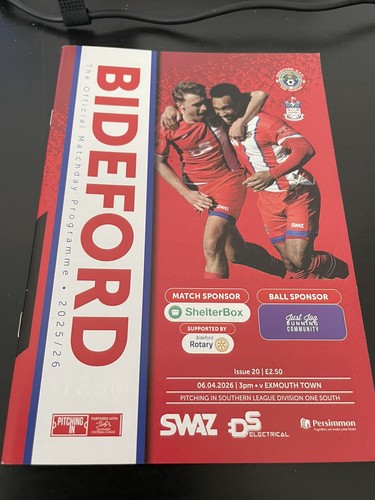 Bideford exmouth town 6th - bideford, v