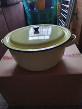 Very large vintage enamel