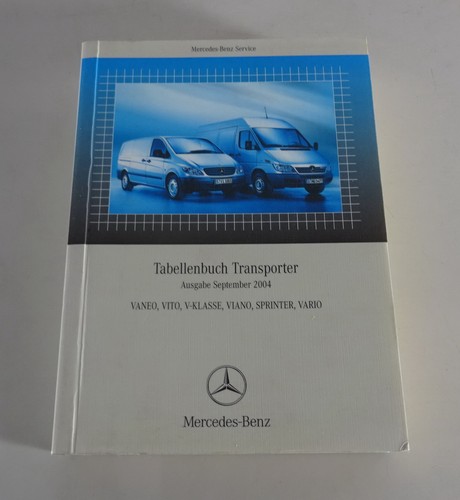Table book mercedes - table,