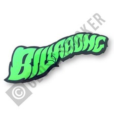 Billabong green script classic - script,