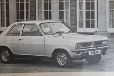Original 1974 VAUXHALL VIVA 1256 DL HC Autocar magazine road test