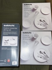 Sabichi 9pc White Solo Dining