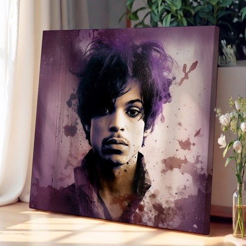 Prince grunge art canvas wall - prince,