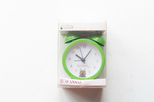 Table alarm clock bell - table, clock,bell
