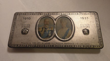 Rowntree Chocolate Tin King George And Queen Mary Silver Jubilee 1910-1935 Leeds