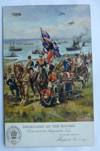 Tuck ww1 patriotic postcard - ww1,