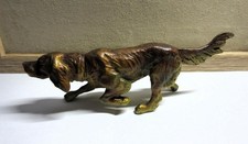 Antique Austrian COLD PAINTED SPELTER Model of a POINTER, GUN DOG