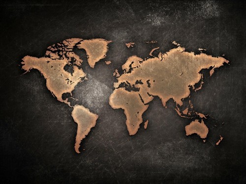 World map earth giant picture - map,