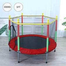 Trampoline140cm, Outdoor Trampoline with Safety Net Cover Trampoline