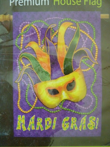 Mardi gras holiday house yard - gras,