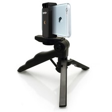 Pistol Grip Stabilizer Mini Table Top Stand Tripod + Universal Smartphone Holder