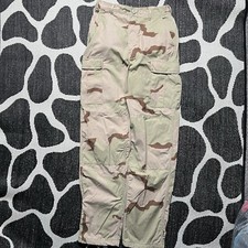 Vintage Desert Camouflage Cargo Trousers  30 W 34 L US Army Military Surplus USA