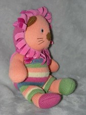 Aurora lion soft toy orange stripe comforter