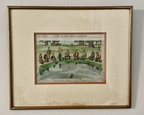 Rare framed hand - hand-tinted, 1932