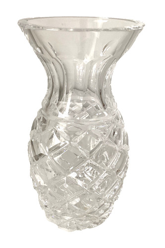 Cut glass crystal vase small - vase,